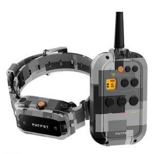 PATPET P920 Outdoor Dedicated 4000 ft Remote Dog Training Collar in Gray / Black